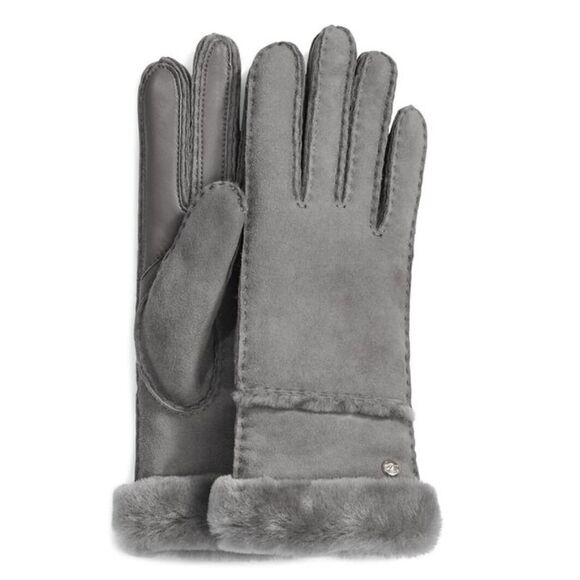 UGG Women's Seamed Tech Glove Charcoal SZ S